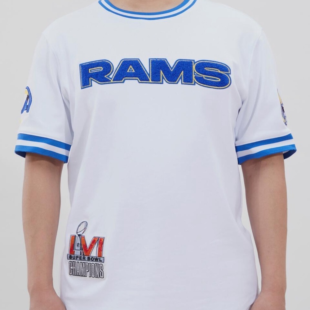 LA Rams White Blue Pro Standard Men’s Jersey Shirt